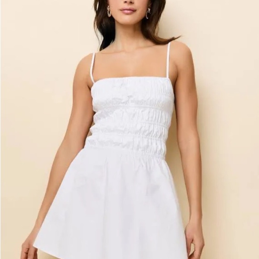 SOLID & STRIPED Delta White Mini Dress XS